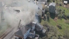 Incendio en Priaranza del Bierzo