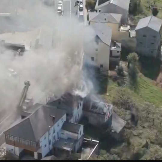 Incendio en Priaranza del Bierzo