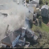 Incendio en Priaranza del Bierzo