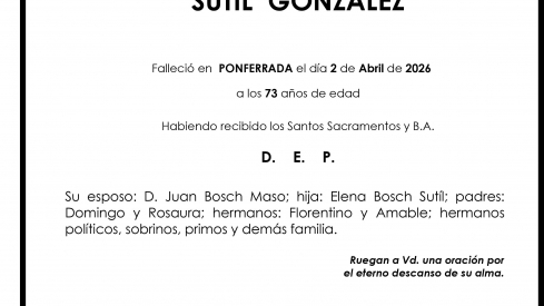 MARIA DEL CARMEN SUTIL GONZALEZ