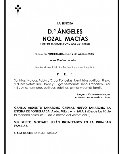 ANGELES NOZAL MACIAS