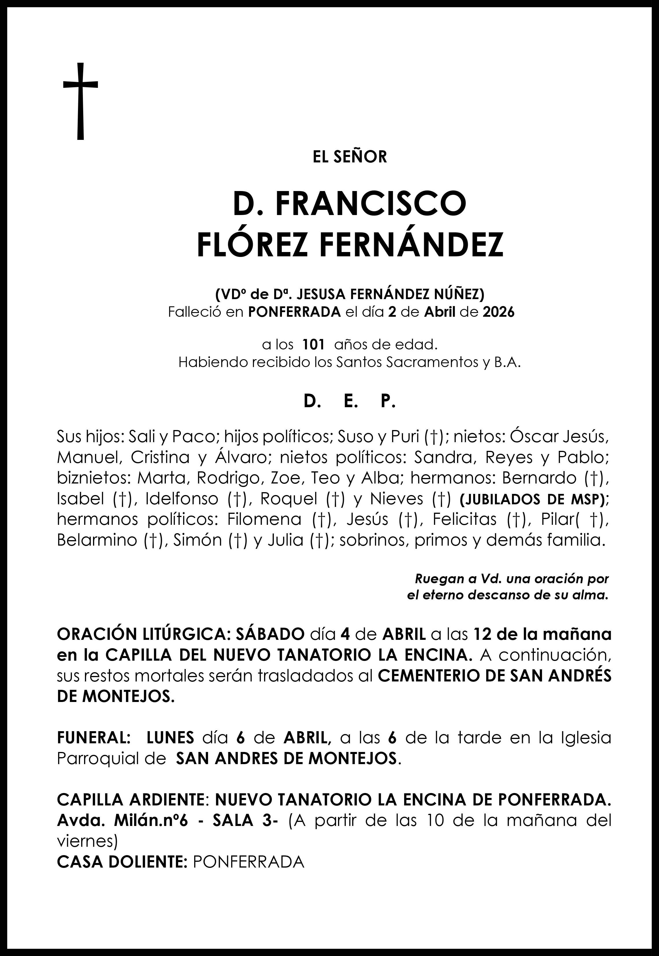 FRANCISCO FLOREZ FERNANDEZ