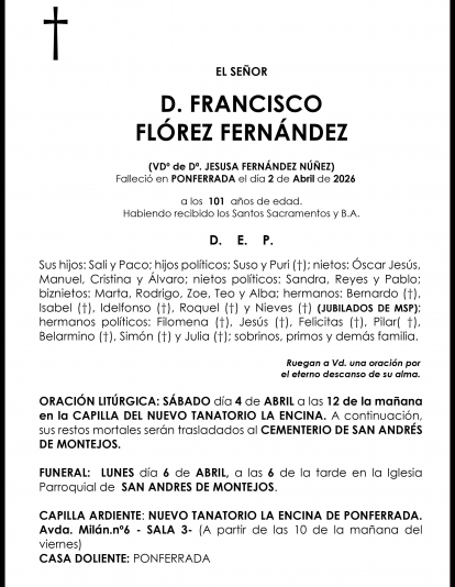 FRANCISCO FLOREZ FERNANDEZ