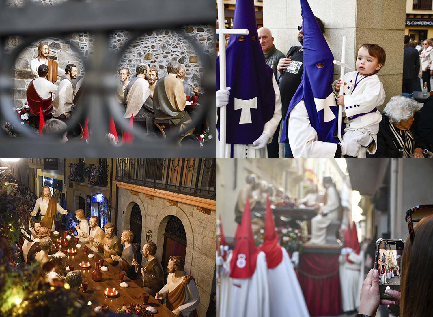 Collage Santa cena de Ponferrada 2026 