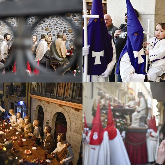 Collage Santa cena de Ponferrada 2026 