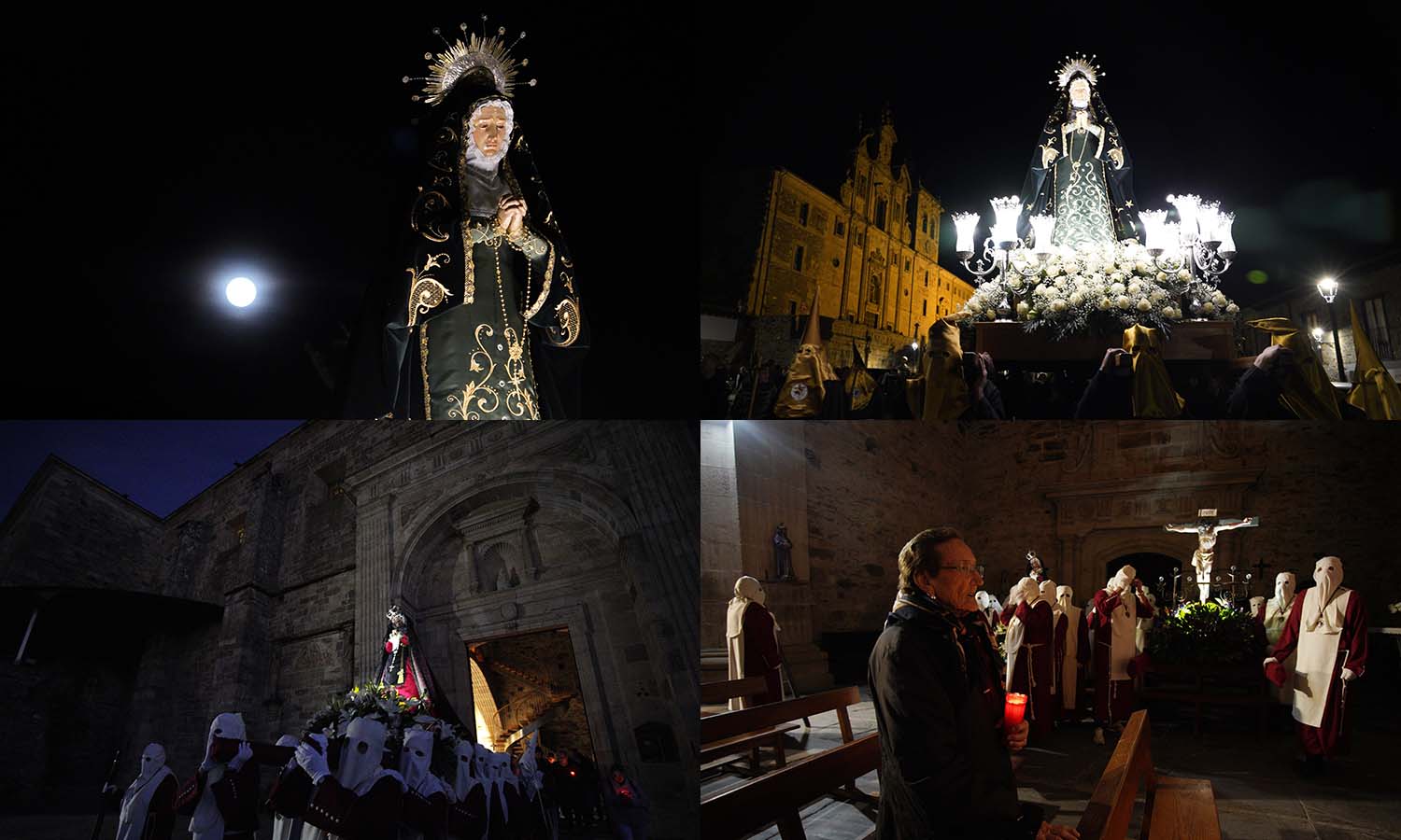 Collage Viernes Santo Carracedelo y Villafranca del Bierzo 
