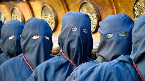 San Juanín y Encuentro durante el Viernes Santo de Ponferrada (99)