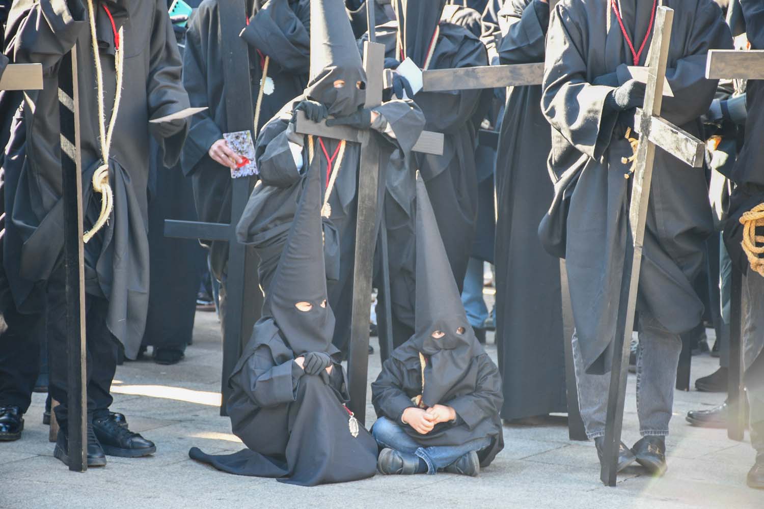San Juanín y Encuentro durante el Viernes Santo de Ponferrada (101)