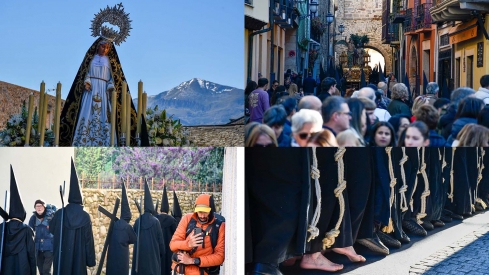 Collage Viernes Santo en Ponferrada 