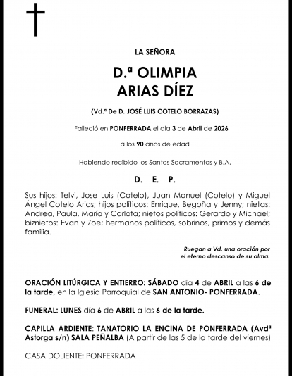OLIMPIA ARIAS DÍEZ