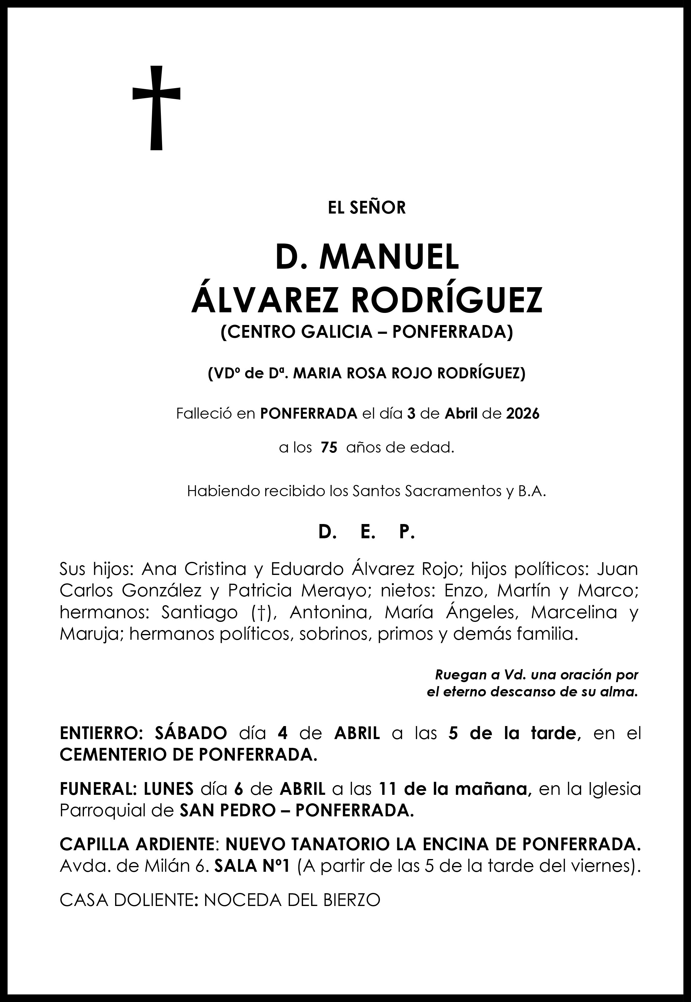 MANUEL ALVAREZ RODRIGUEZ