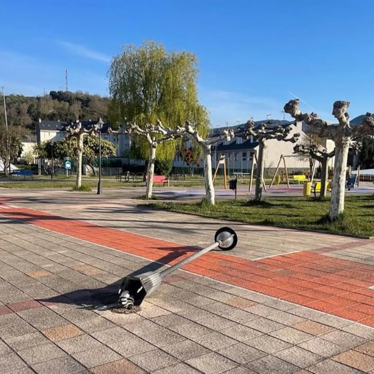 Actos vandalicos en Toreno Actos vandalicos en Toreno