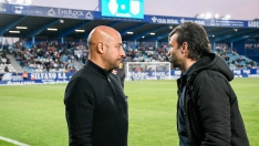 Mehdi Nafti en el partido ante el Mérida