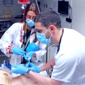 Fotograma del vídeo de la Unidad Docente de Urgencias de la Gasbi 