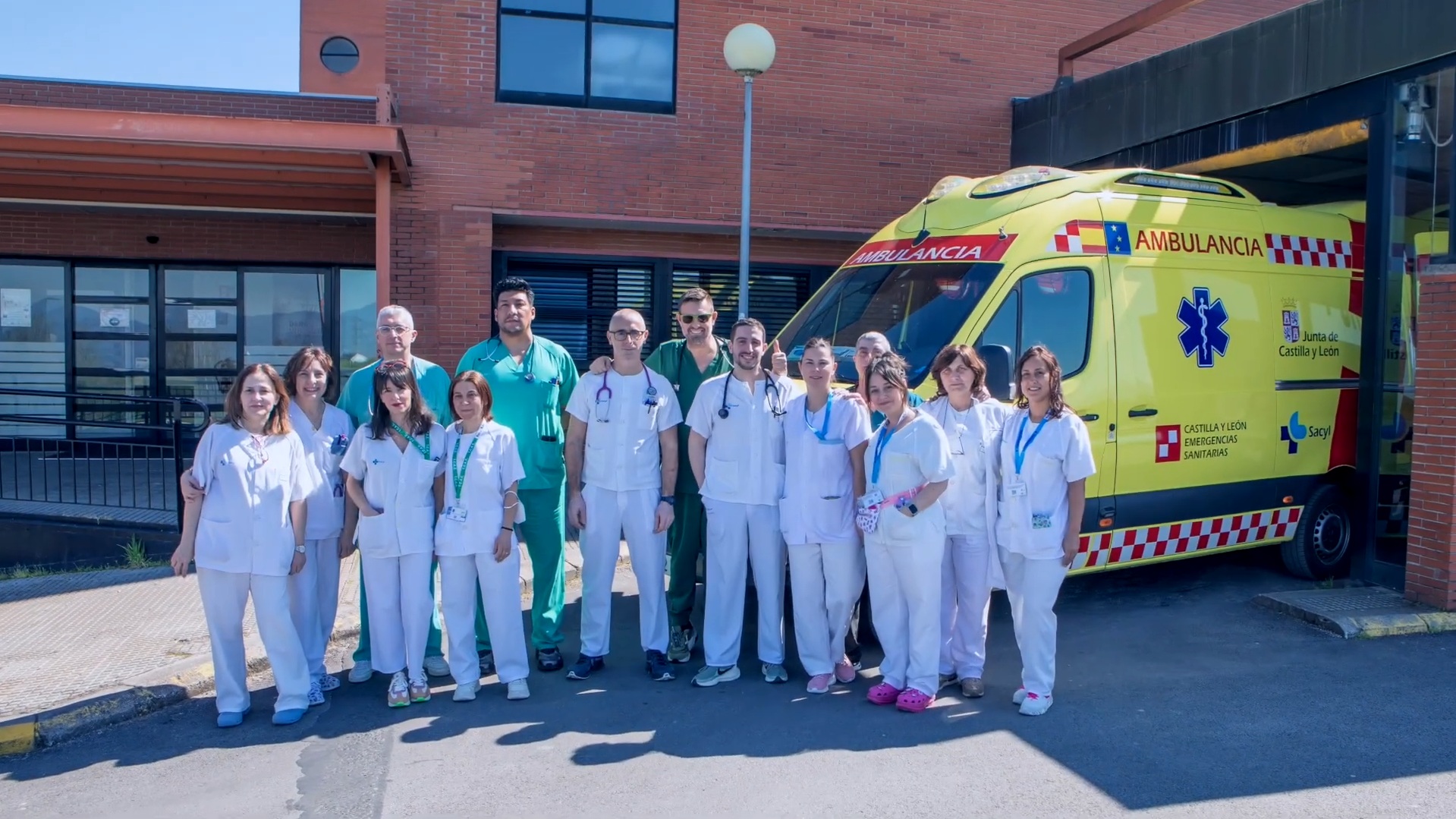 Equipo del Servicio de Urgencias de la Gasbi 