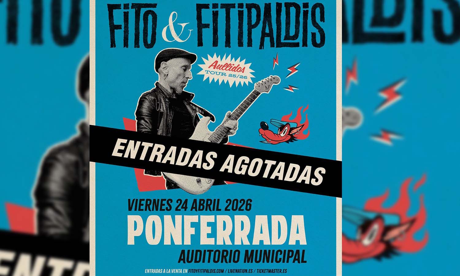 Entradas agotadas Fito y Fitipaldis