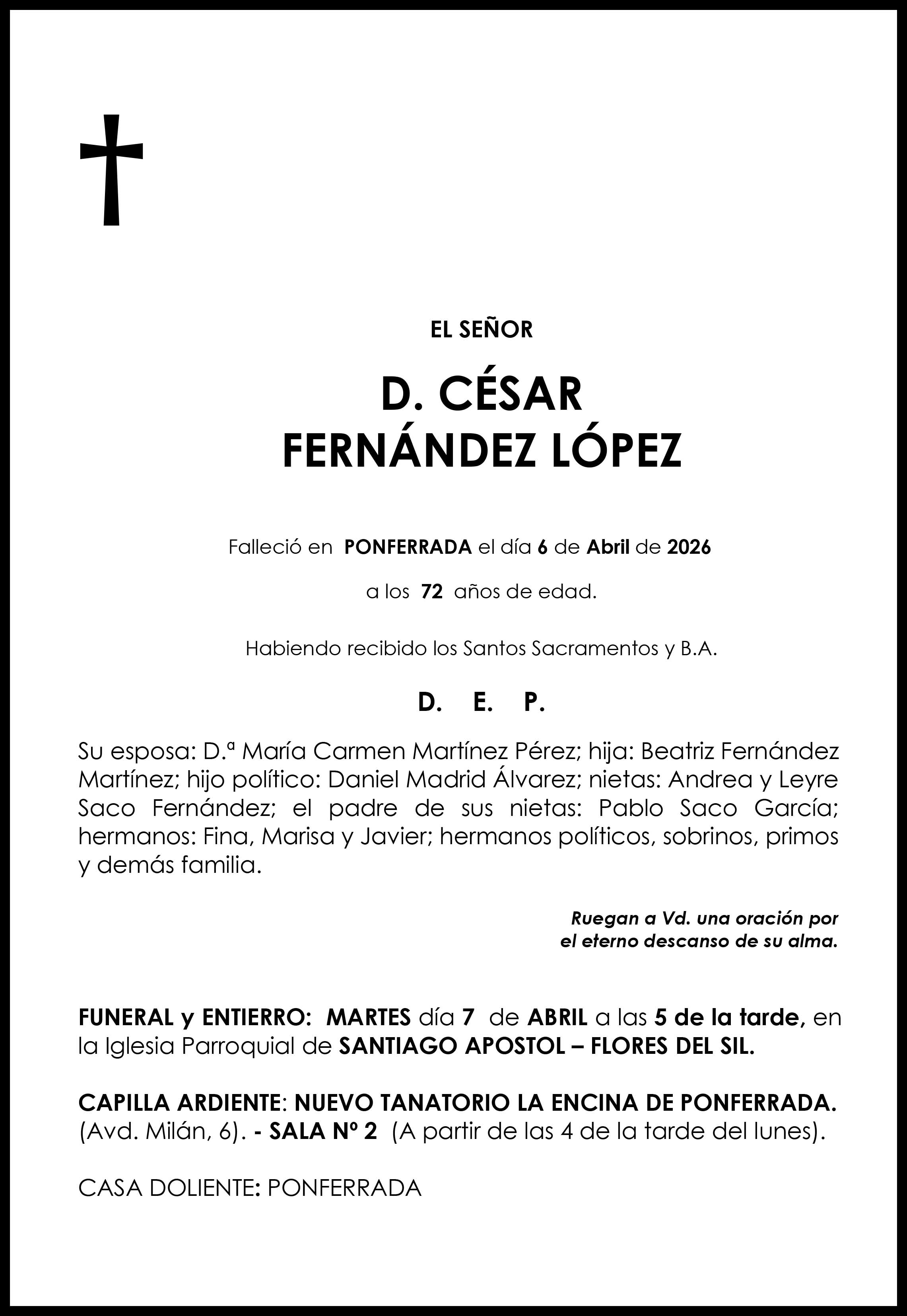 CÉSAR FERNÁNDEZ LÓPEZ