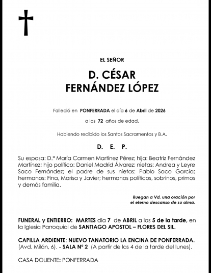 CÉSAR FERNÁNDEZ LÓPEZ