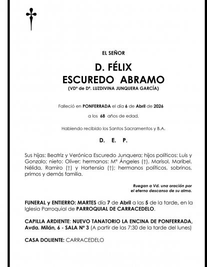 FELIX ESCUREDO ABRAMO