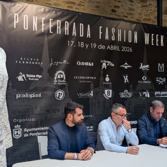 Presentación de la Semana de la Moda en Ponferrada