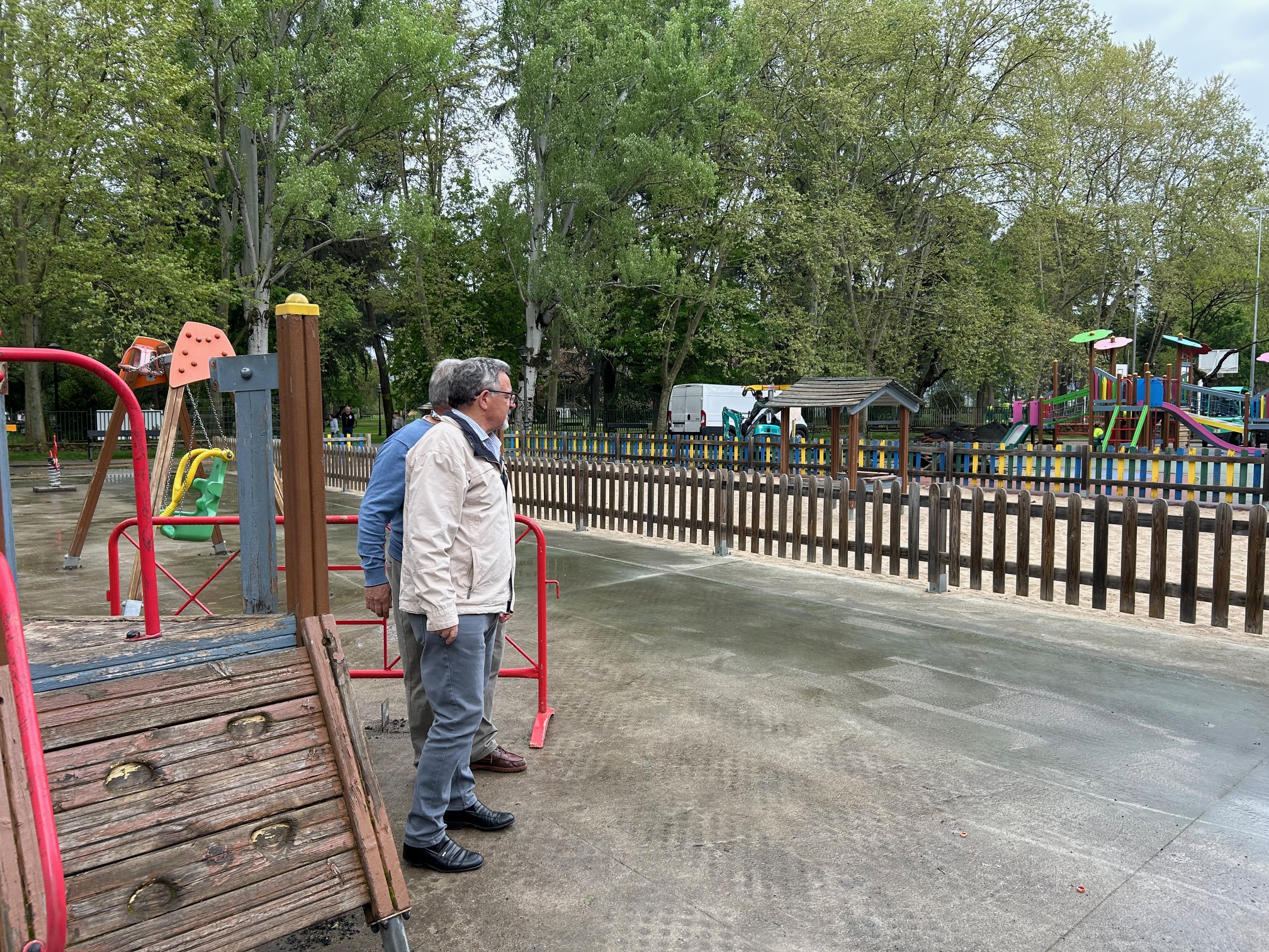 Trabajos en el Parque del Plantío Trabajos en el Parque del Plantío