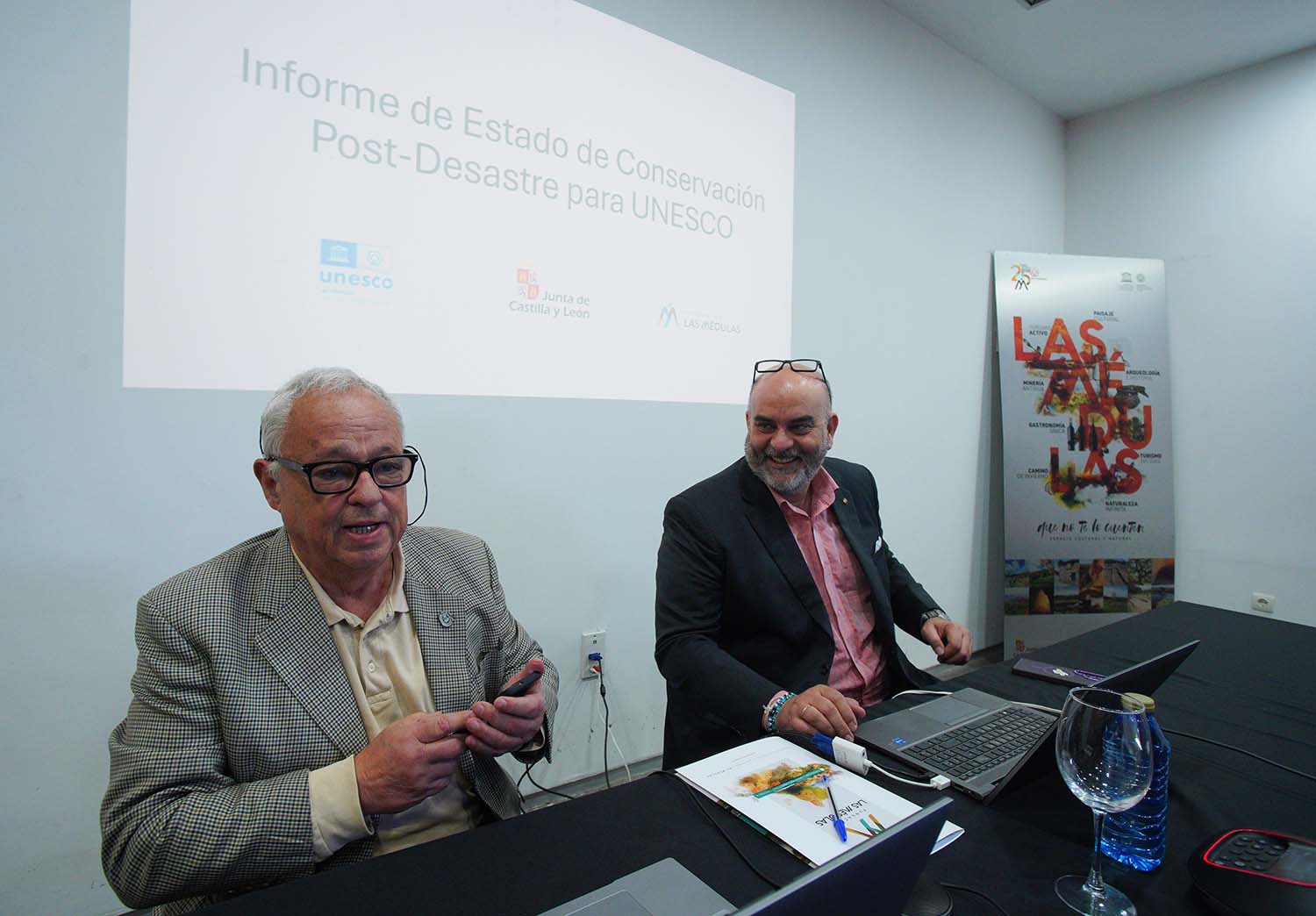 César Sánchez ICAL. El consejero de Cultura, Turismo y Deporte, Gonzalo Santonja, presenta el informe sobre el estado de conservación de la zona arqueológica de Las Médulas César Sánchez ICAL. El consejero de Cultura, Turismo y Deporte, Gonzalo Santonja, presenta el informe sobre el estado de conservación de la zona arqueológica de Las Médulas