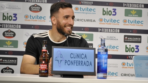 El jugador de la Ponferradina, Germán Novoa El jugador de la Ponferradina, Germán Novoa