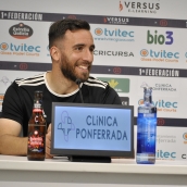 El jugador de la Ponferradina, Germán Novoa