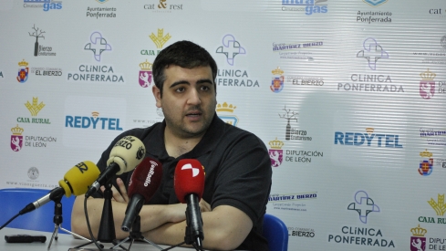 Oriol Pozo en rueda de prensa