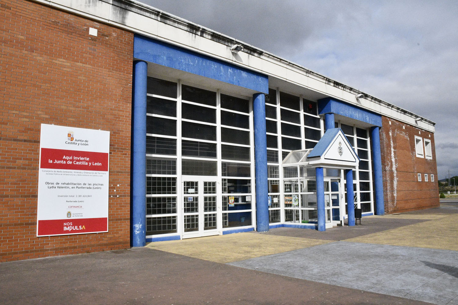 Inicio de las obras en las piscinas Lydia Valentín (1)