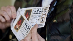 Cobro con quita de la loteria de navidad de Villamanín ICAL