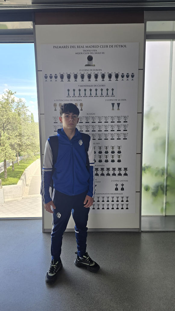 Rober Oviedo en las instalaciones del Real Madrid(5)