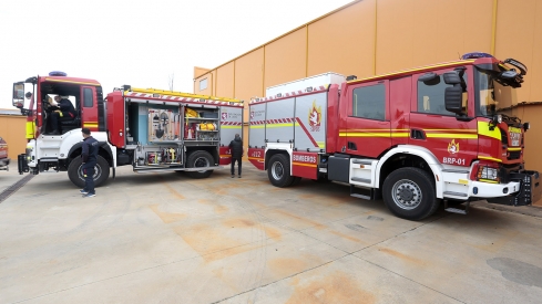 Campillo / ICAL. Parque de bomberos de la Diputación de León habilitado en Astorga