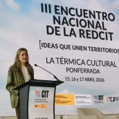 César Sánchez  ICAL . La vicepresidenta tercera del Gobierno y ministra de Transición Ecológica y Reto Demográfico, Sara Aagesen, en Ponferrada (4)