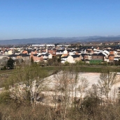 Antigua parcela de Martínez Nuñez que ha sido limpiada en Flores del Sil