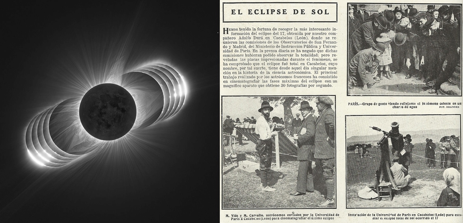 El eclipse solar de Cacabelos del año 1912