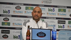El entrenador de la Ponferradina, Mehdi Nafti