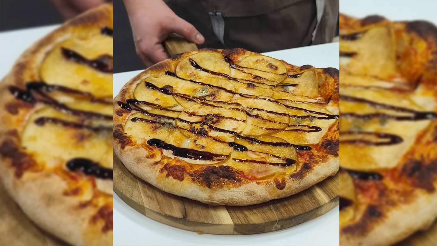 Pizza del restaurante La Nonna