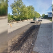 carretera de acceso a Cementos Cosmos
