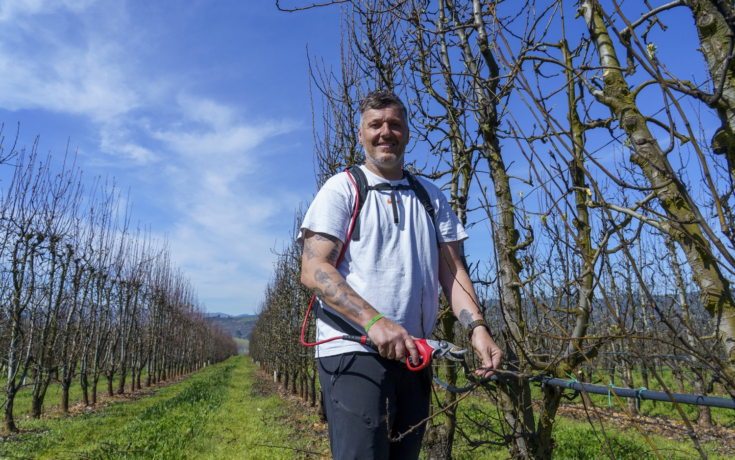 El presidente de la Asociación Berciana de Agricultores, Daniel Franco | Foto: César Sánchez, ICAL
