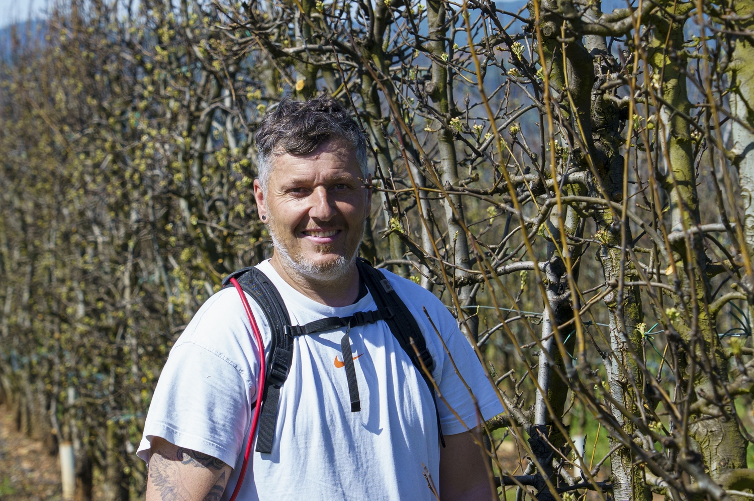 El presidente de la Asociación Berciana de Agricultores, Daniel Franco | Foto: César Sánchez, ICAL