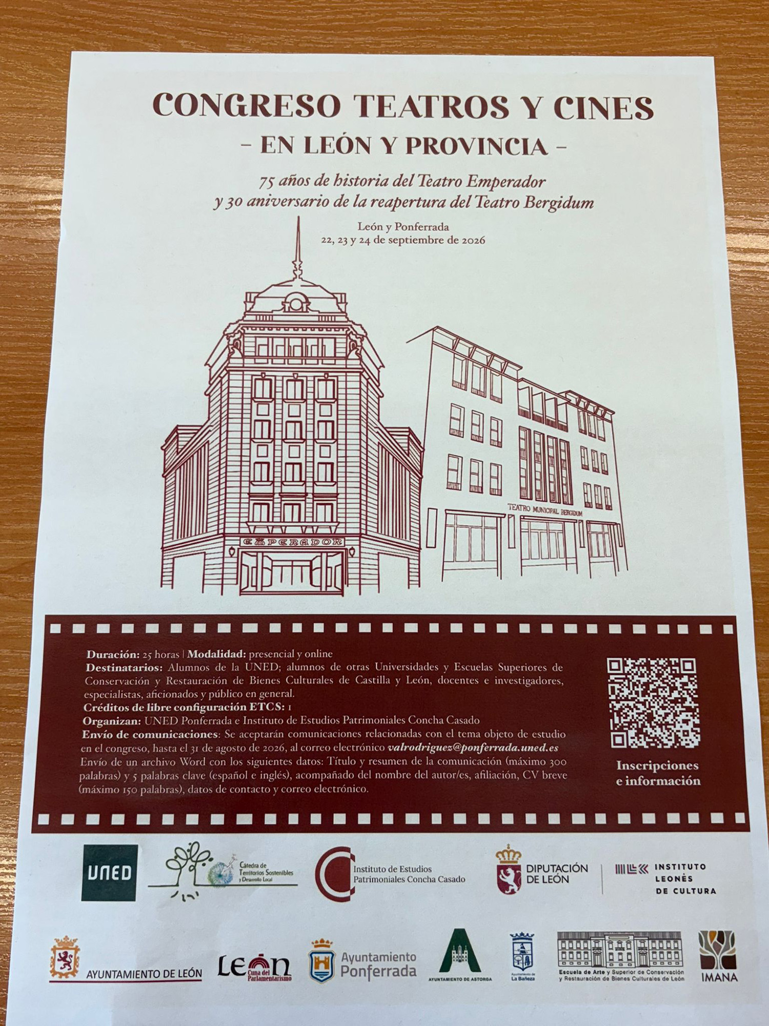 Congreso Teatros y Cines en León y España