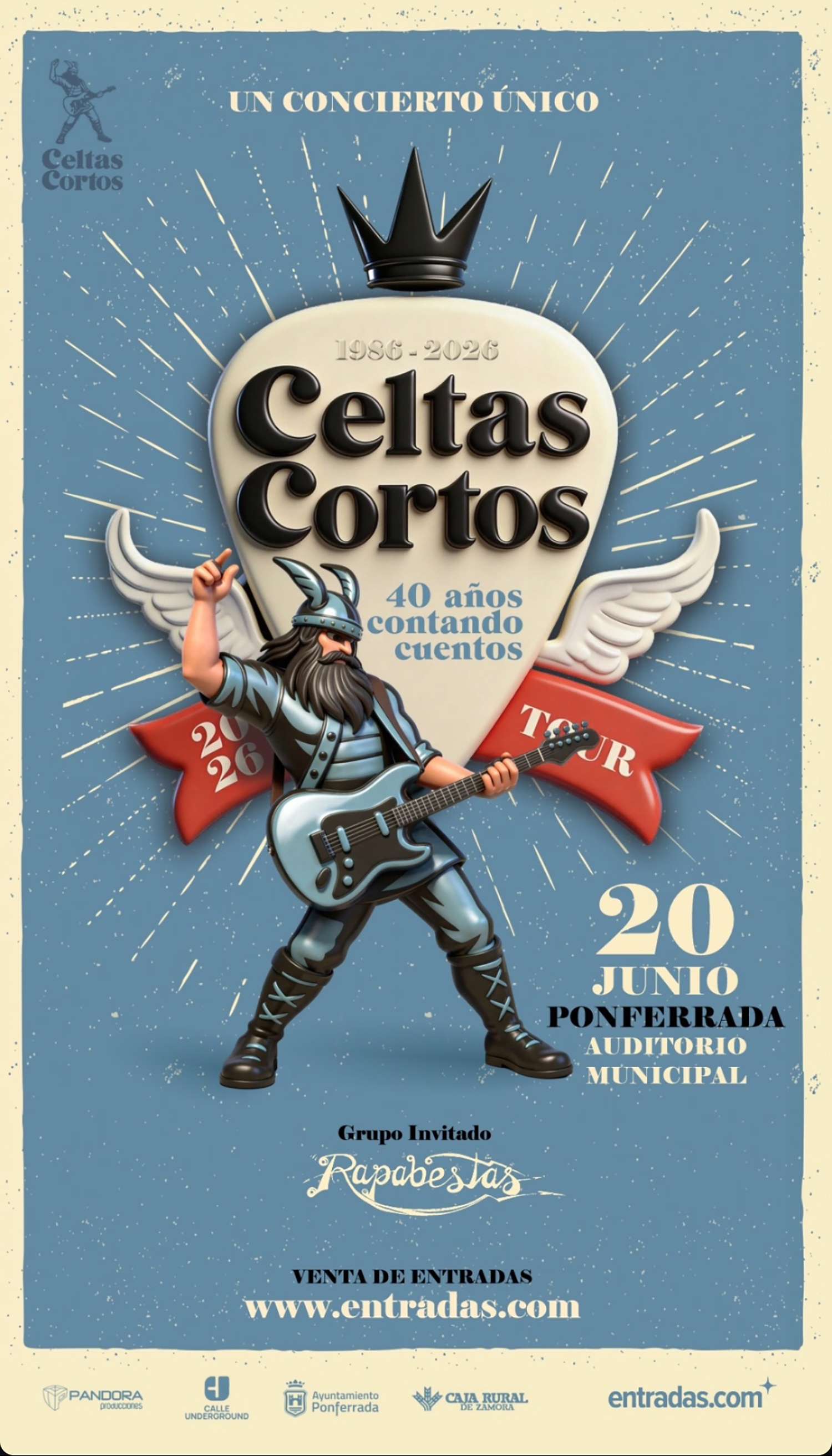 Cartel del concierto de Celtas Cortos