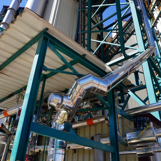 Gasificador en una imagen de archivo