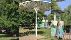 Estructura del parque de la Concordia de Ponferrada