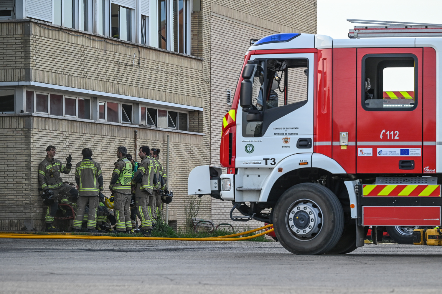 Incendio en las cocheras municipales de Burgos | Ricardo Ordóñez / ICAL