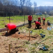 Parcela experimental en Quintana