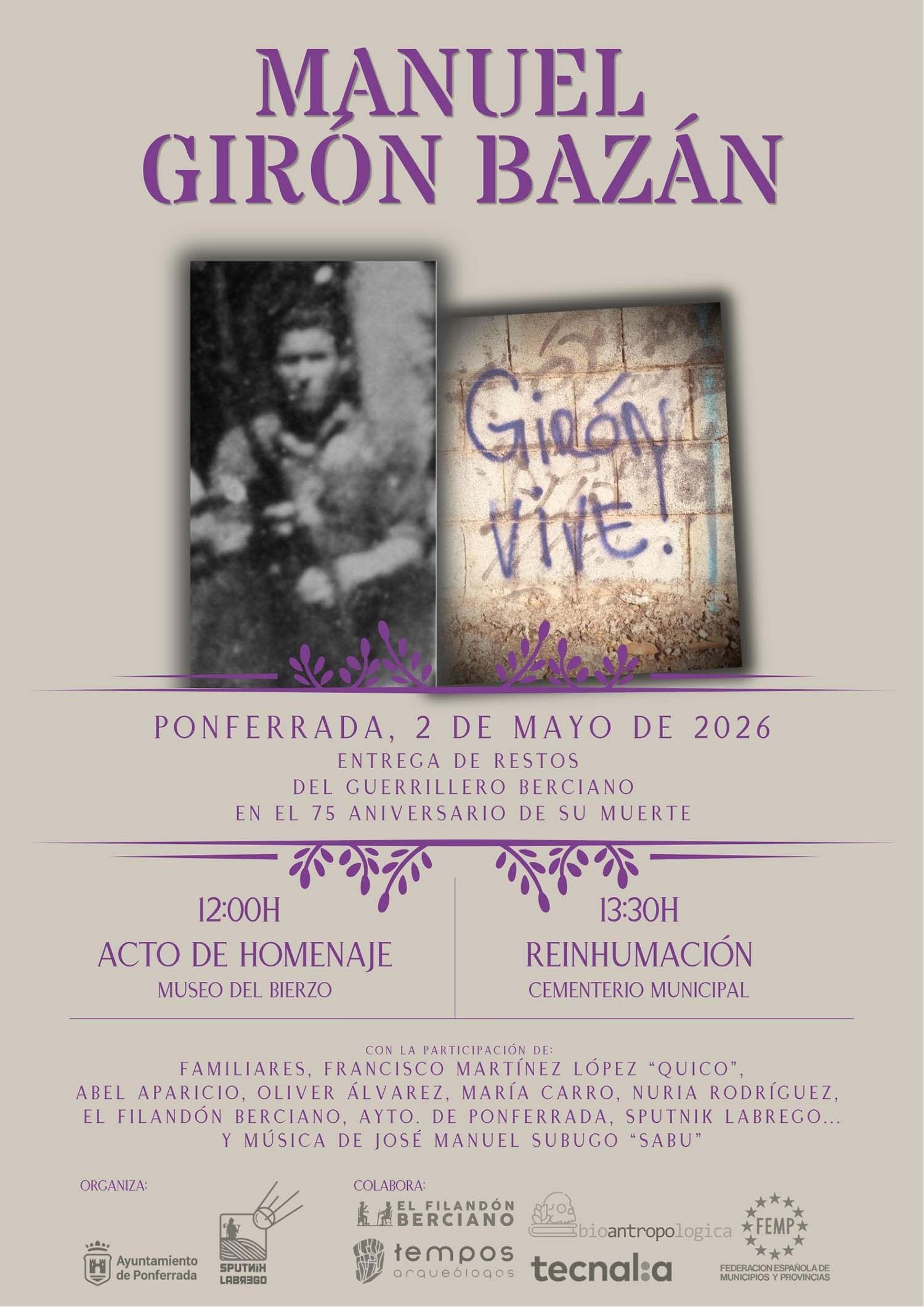 Cartel acto 2 de mayo