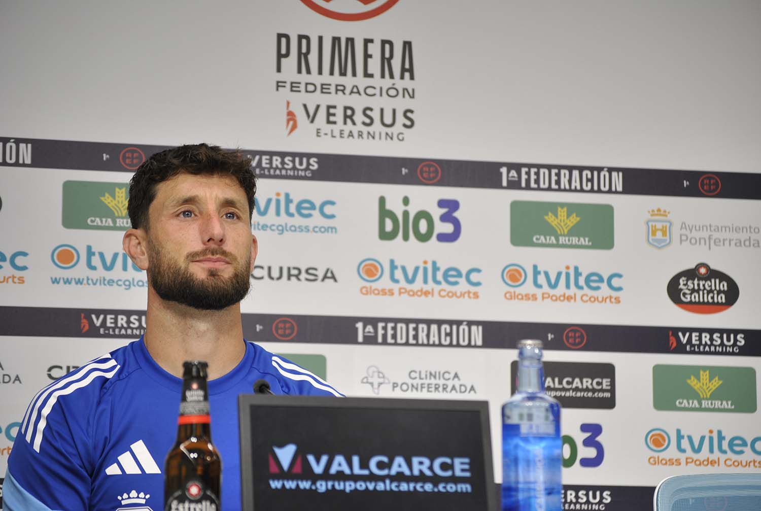 Borja Valle en una imagen en rueda de prensa