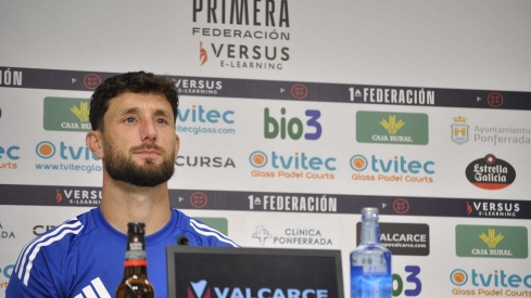 Borja Valle en una imagen en rueda de prensa